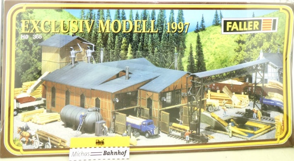 Faller 365 Sägewerk EXCLUSIV MODELL 1997 HO 1:87 OVP LD1 a