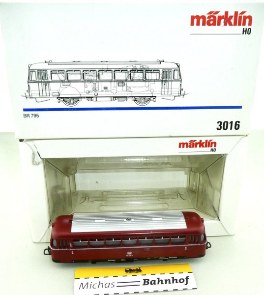 Märklin 3016 VT 795 DB Schienenbus Dieseltriebwagen OVP 1:87 H0 KC2 å