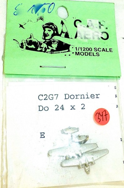 2 Flugzeug C2G7 Dornier Do 24 Aero für Schiffsmodell 1:1200 SHP347 å √