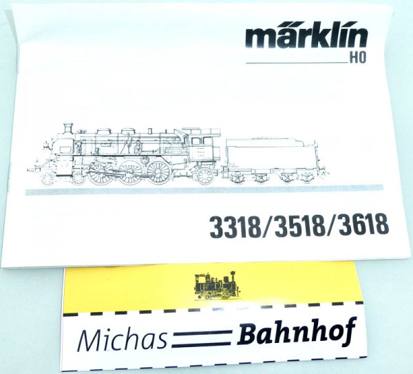 Märklin 3318 3518 3618 Anleitung å