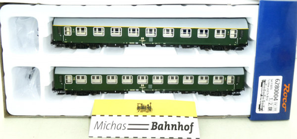 Roco 6280004 DR Reisezugwagen Y/B70 Set 2tlg Ame Bme Ep4 TT 1/120 OVP NEU HM1µ