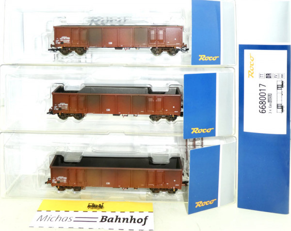 Roco 6680017 Offene Güterwagen DB Ep4 TT 1:120 neu OVP HL1 µ