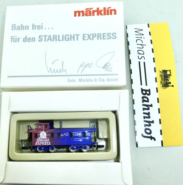 Caboose Märklin Starlight Express mini club Spur Z 1:220 OVP #GC3 å
