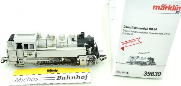 Märklin 39639 BR 64 DRG Fotoanstrich Max sound digital H0 1:87 OVP neu HJ3 å