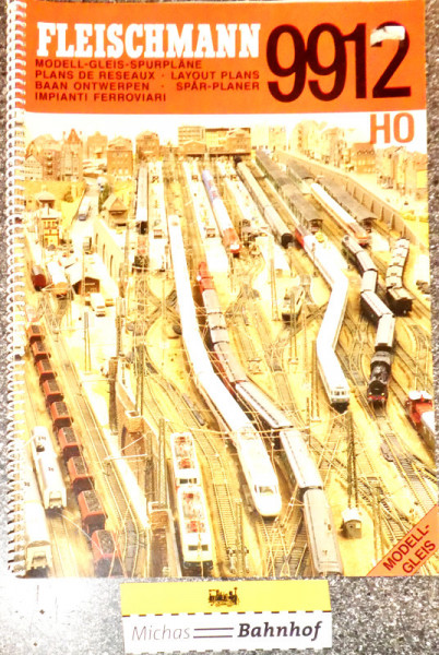 Fleischmann 9912 MODELL-GLEIS-SPURPLÄNE H0 1/87 HS3 å
