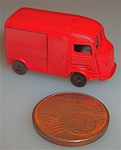 Citroen HY Lieferwagen METALL rot Kleinserie 1:160 å