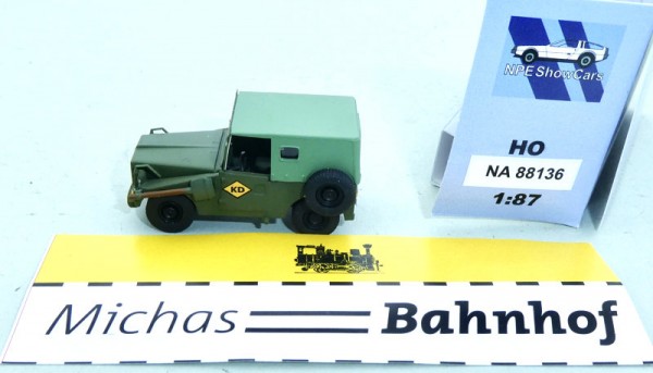 IFA P3 Militär Kübelwagen DDR NVA Militärstreifendienst NPE 88136 neu OVP LA4 µ