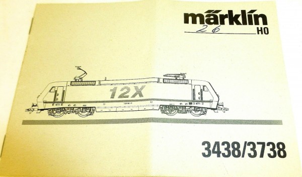 Anleitung Märklin 3438 3738 68 4020 ON 1295 be å*