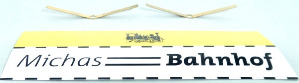 Märklin Schleiffeder 2 Stück 43x3mm H0 1:87 LF2 å