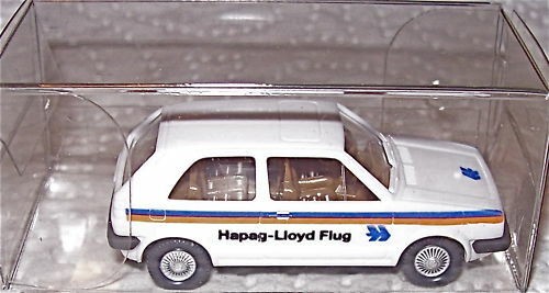 VW Golf HAPAG LLOYD FLUG Werbemodell WIKING 1:87 å