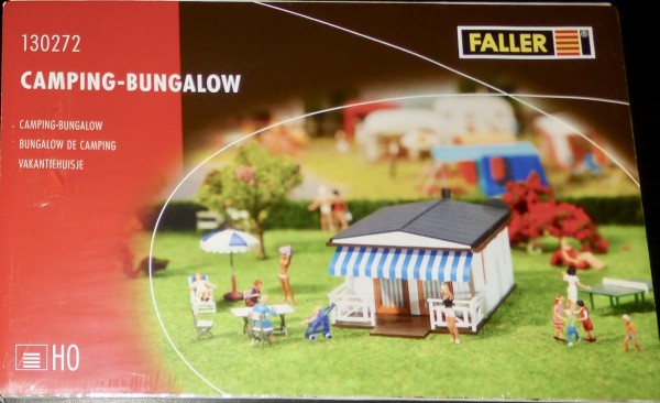 Camping Bungalow Bausatz ungebaut FALLER 130272 H0 1:87 OVP LH3 µ