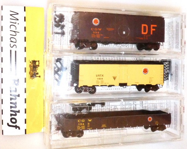 Mixed Freight Consist 3er Set Micro Trains Line 21432 N 1:160 MR1 å