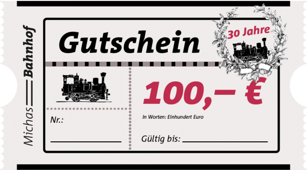 Gutschein 100€