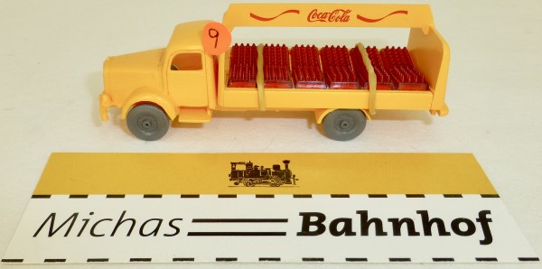 Coca Cola Mercedes 5000 Hängerzug IMU Replica Serie H0 1:87 #9 å*