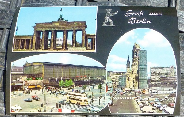 Grüße aus Berlin Ansichtskarte 50er 60er Jahre PfB 20 99 å *