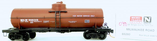 Micro Trains Line 65280 MILW 908318 39&#039; Single Dome Tank Car 1:160 OVP #i040 å