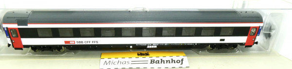 74635 Roco SBB Eurocity-Reisezugwagen Bpm 61 85 20-90 202-3 EpVI H0 1:87 HB3 µ