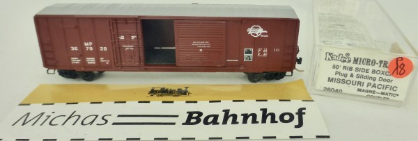 Missouri Pacific 50&#039; Rib Side Boxcar 367928 Micro Trains Line 26040 1:160 P18 å