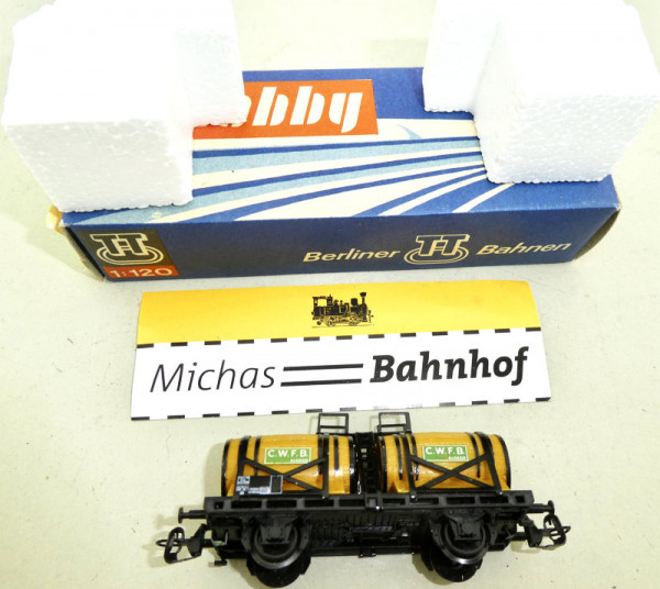 Weinfass SNCF Wagen BTTB Berliner TT Bahnen DDR 1:120 #E HN2 å