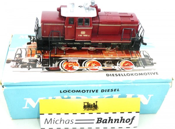 Märklin 3065 V60 1009 DB Diesellok mit Telex Kupplung OVP 1:87 H0 KA2 å