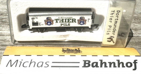 Märklin Dortmunder Thier Pils mini club Werbemodell Spur Z 1:220 #45 LG4 å