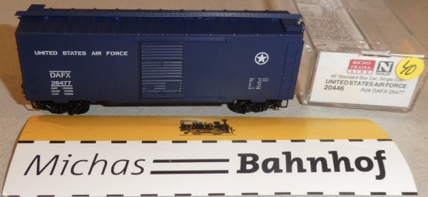 United States Air Force 26477 40´ St Boxcar Micro Trains Line 20446 N 1:160 Ä40 å