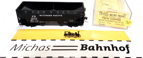 Micro Trains Line 55081 33&#039; Twin Bay Hopper Northern Pacific 70352 N 1:160 m50 å