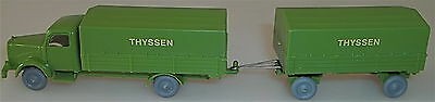 Pritschen Mercedes 5000 Hängerzug THYSSEN IMU H0 1:87 #86# å