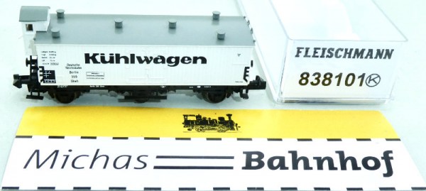 Fleischmann Kühlwagen Gkwh Berlin 3-achsig DRG EpII 838101 N 1:160 OVP HS2 µ