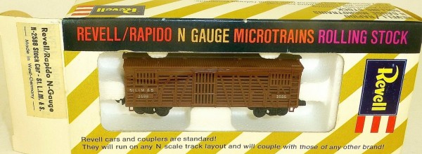 Stock Car St LIM&S 2588 Güterwagen Revell rapido microtrains N-2588 OVP HT5 å *