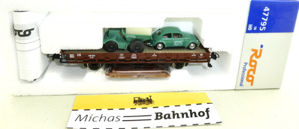 Roco 47795 Rungenwagen DB Wiking Muldenkipper Schwarz Bau 1:87 H0 OVP HC5 å