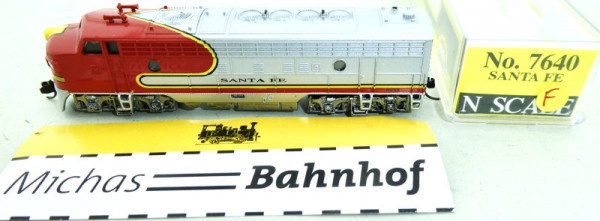 Model Power 7640 Santa Fe Diesellok N 1:160 OVP #F HR4 å