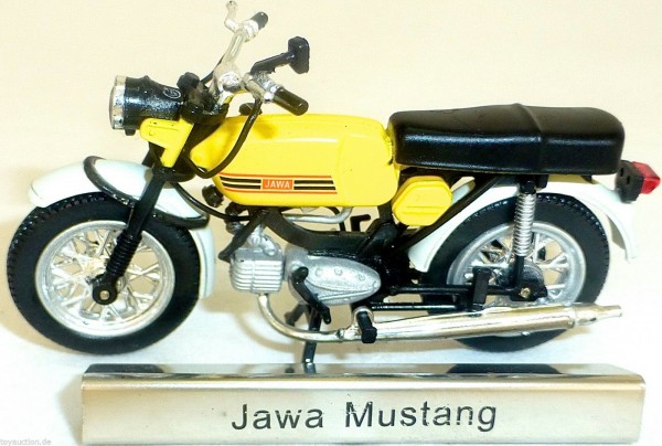 Jawa Mustang Motorrad gelb DDR 1:24 ATLAS 7168119 NEU OVP LA2 µ