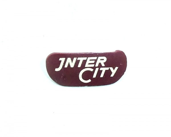 Inter City TEE IC Symbol Schild für Roco 63105 Ep3-4 H0 1:87 LF2 µ