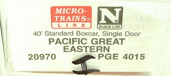 40´ St Boxcar Pacific Great Eastern 4015 Micro Trains Line 20970 I N 1:160 D å *