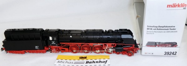BR 08 1001 DR Dampflok Ep.III | mfx+ Sound Märklin 39242 H0 1:87 OVP NEU R µ