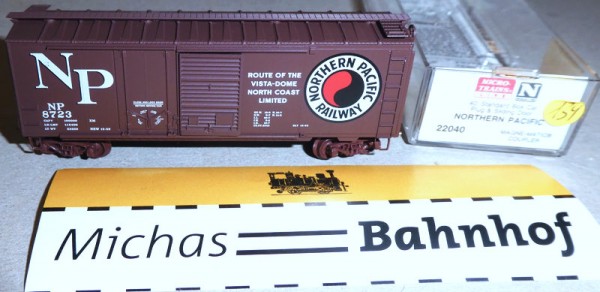 Northern Pacific NP 8723 40´ St Boxcar Micro Trains Line 22040 N 1:160 Ä139 å