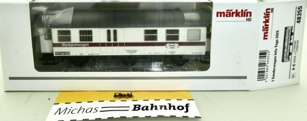 Märklin 48355 Sonderwagen Info-Tage 2025 DB Werkstattwagen 1:87 OVP Neu HJ1 µ