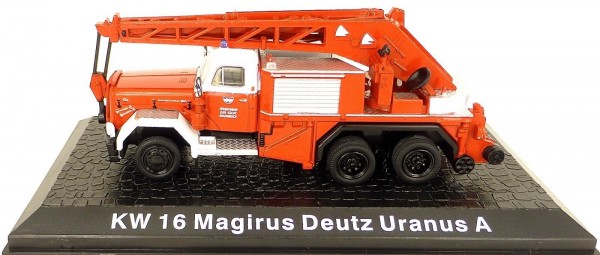 Feuerwehr KW 16 Magirus Deutz Uranus A Atlas 1:72 U‘P µ