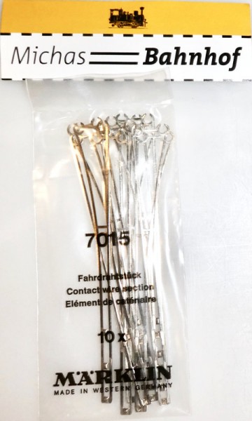 10x Märklin 7015 Fahrdraht Nockenstück Oberleitung M Gleis neu OVP HJ3 å