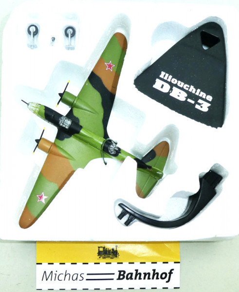 Hliouchine DB-3 Flugzeug Atlas 1:144 OVP HU4 µ